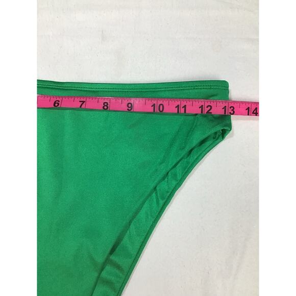 LULU'S SZ M Parker Green High-Waisted Bikini Bottoms NWT B156 - Picture 5 of 6